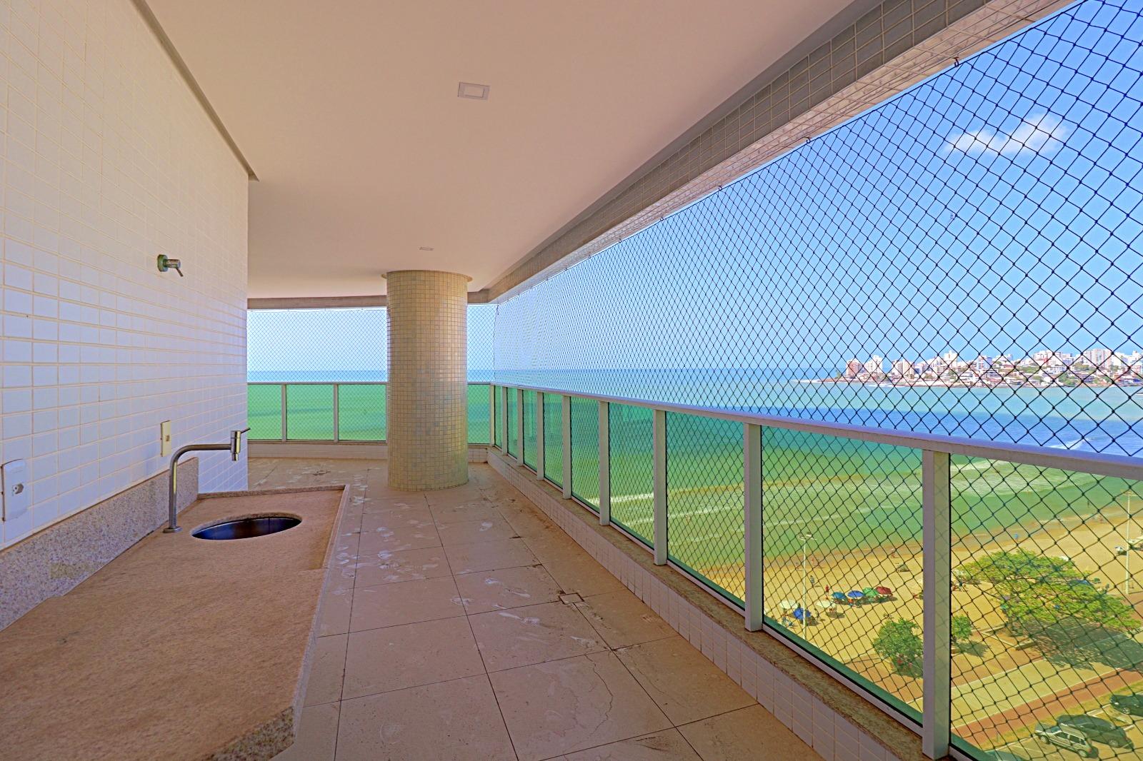 Edifício Helio Rosa apartamento de 3 quartos a venda frente para o mar na Praia do Morro Guarapari - ES