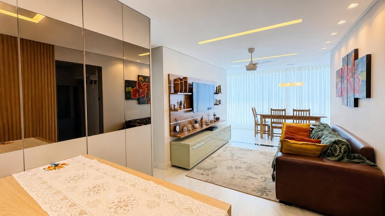 Apartamento Novo Decorado 3 Quartos à Venda na Praia do Morro | 150m da Praia | 2 Vagas