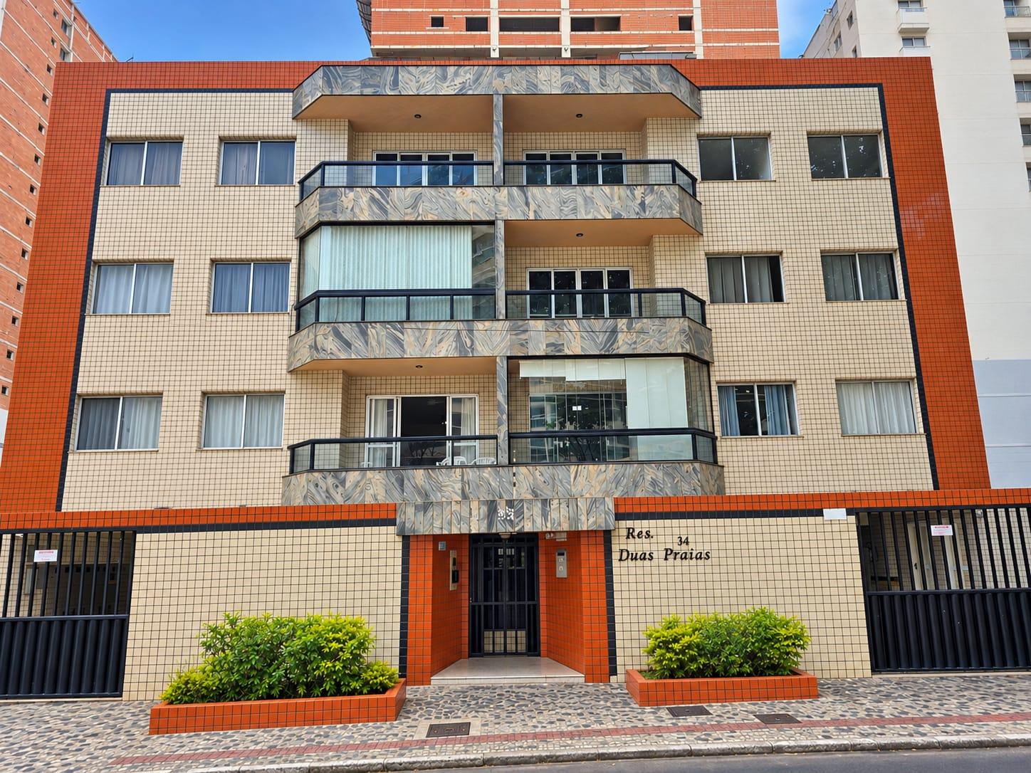 Excelente apartamento 2 quartos sendo 1 suíte + 1 DCE integrado na Praia do Morro em Guarapari - ES