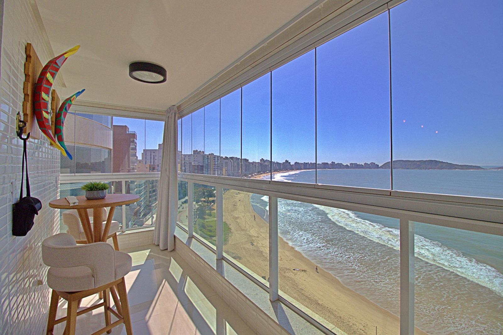 Apartamento de 3 quartos na Orla da Praia do Morro - Guarapari-ES: 110 m², suíte, 2 vagas de garagem