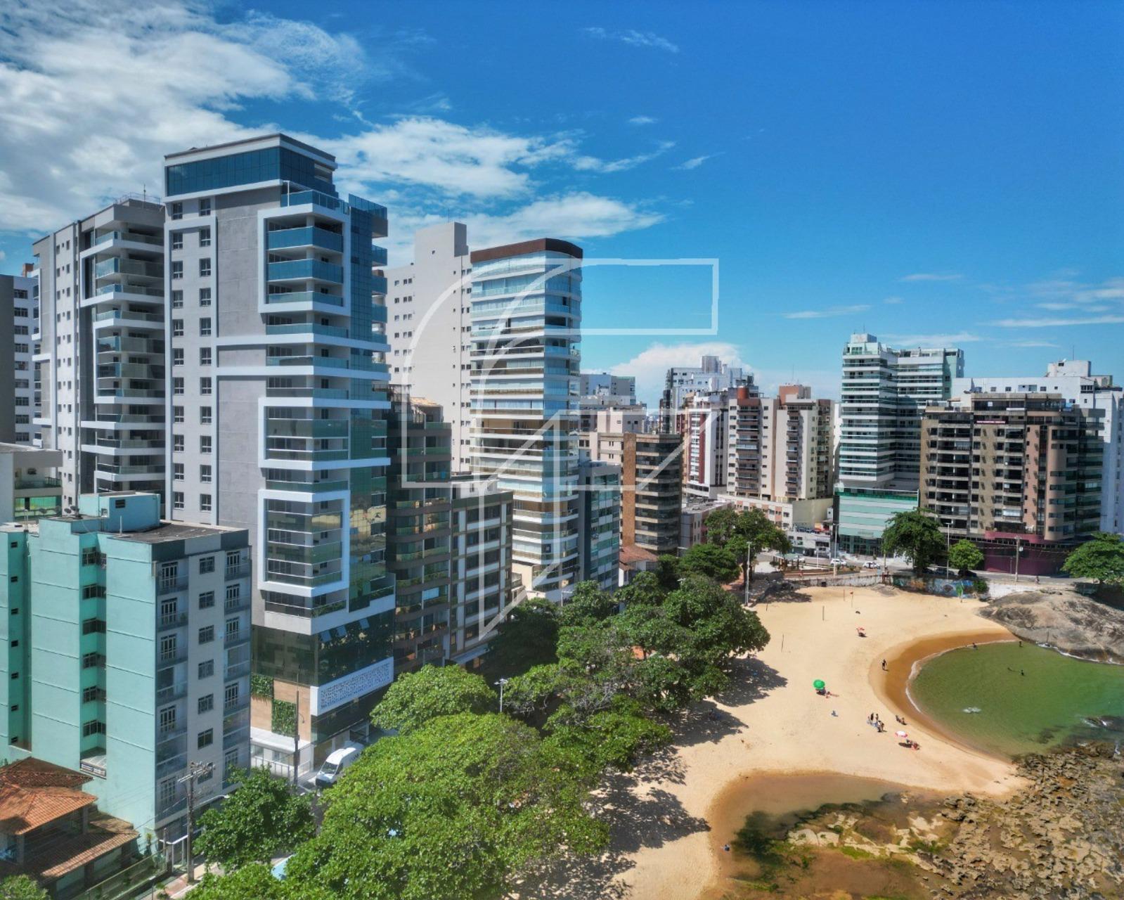 Apartamento novo à venda de 3 quartos, suíte , 2 vagas, condomínio de luxo com lazer completo, Praia das Castanheira no Centro de Guarapari - ES