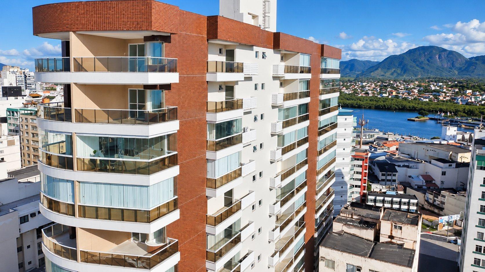 Apartamento 4 suítes (1 master), lazer completo na Praia das Castanheira no Centro de Guarapari - ES