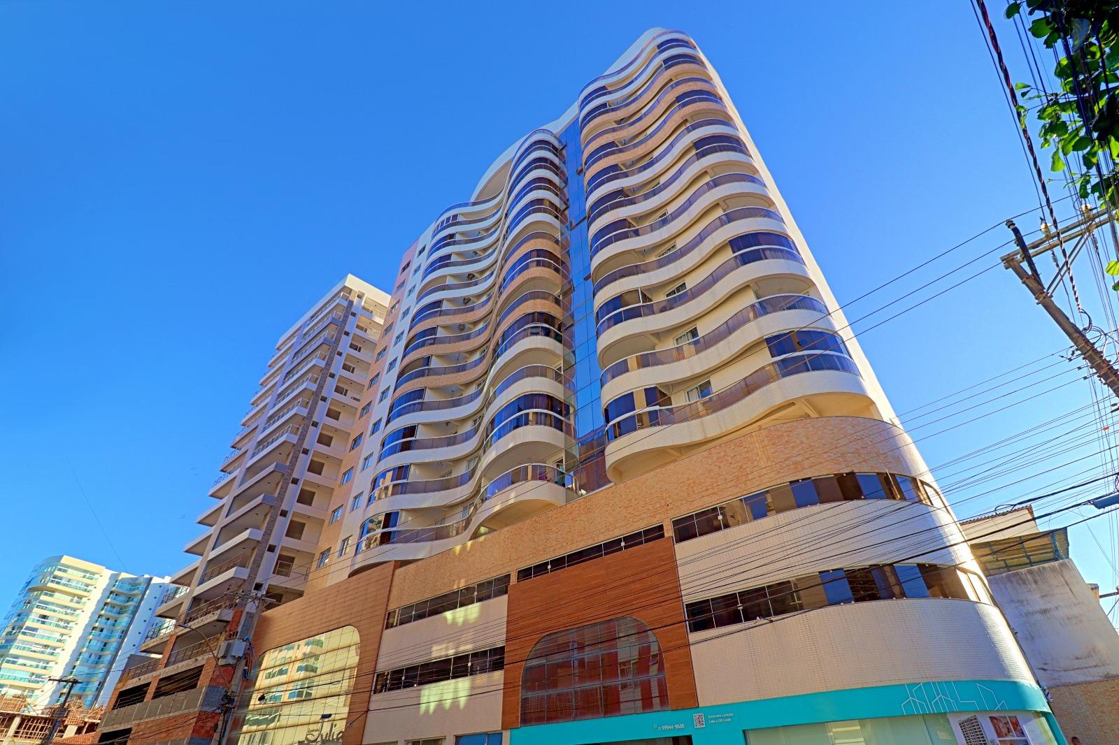 Apartamento de 3 quartos novo com varanda gourmet, 2 vagas, lazer na cobertura na Prainha em Guarapari - ES