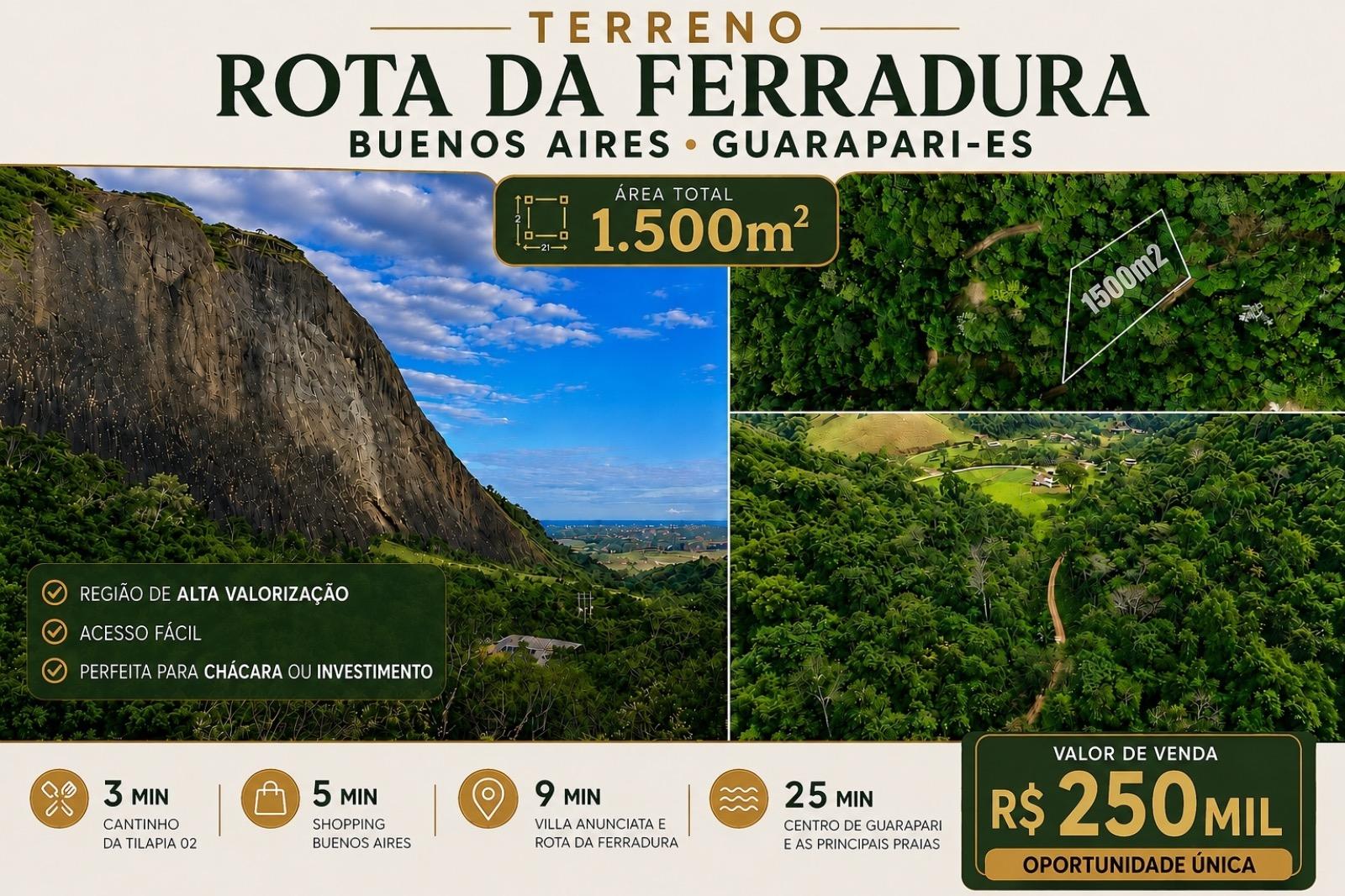 Terreno de 1.500m² à venda em Guarapari-ES, bairro Buenos Aires: oportunidade imperdível!