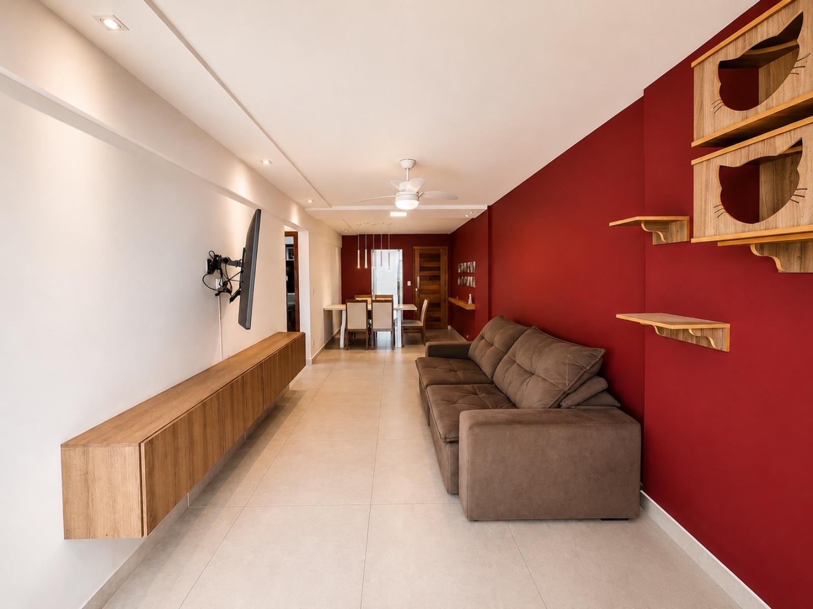 Apartamento à venda em Guarapari-ES, Praia do morro com 2 quartos, 1 suíte e 90m² de área! Confira já!