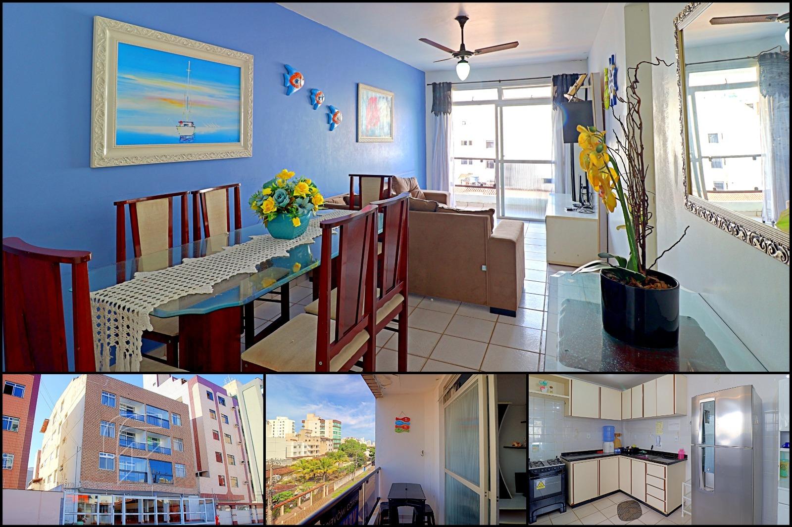Apartamento à venda com 2 quartos a poucos passos da praia na Praia do Morro em Guarapari/ES.