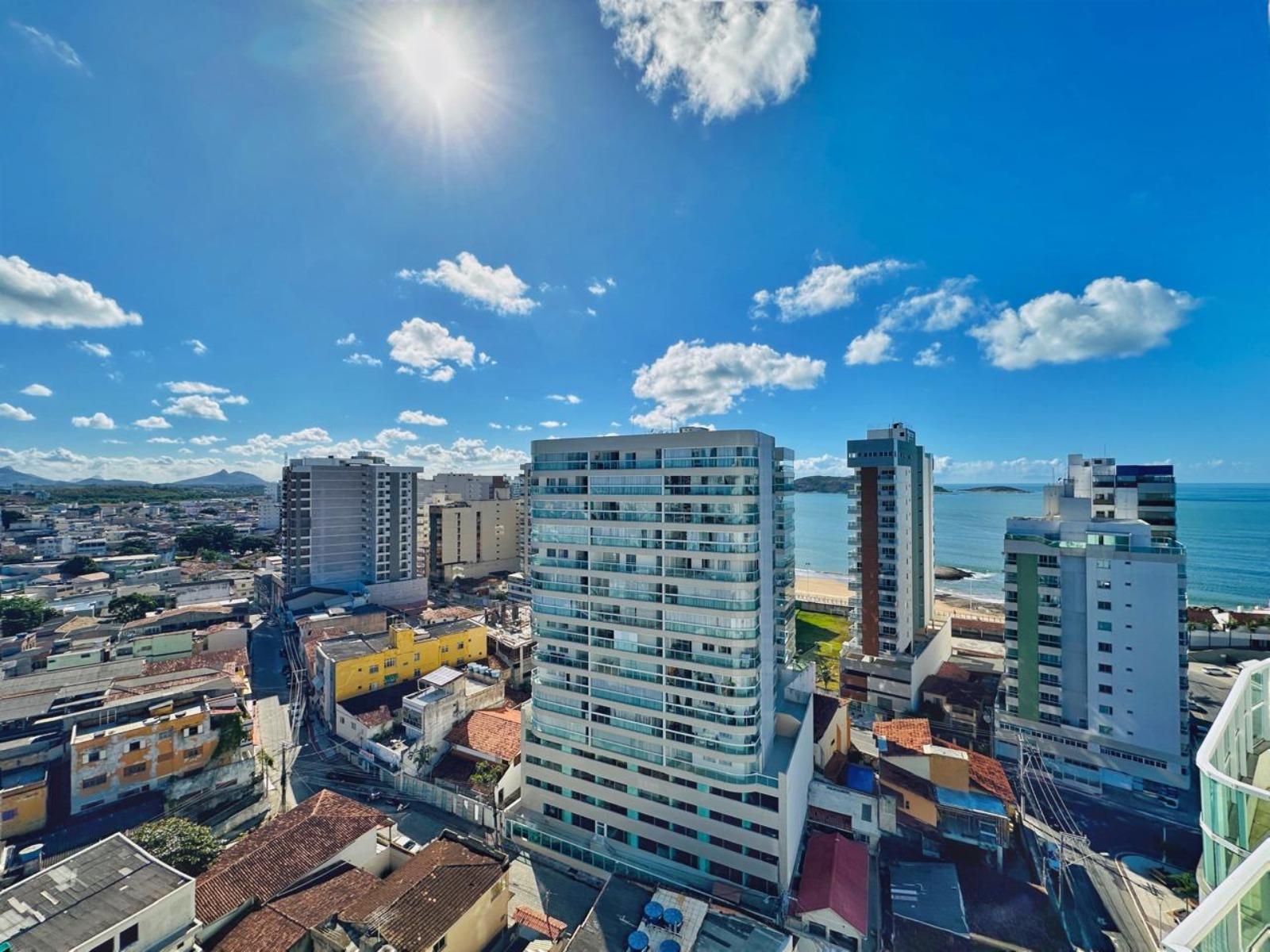 Cobertura Duplex 3 quartos lazer completo à Beira-Mar em Guarapari-ES