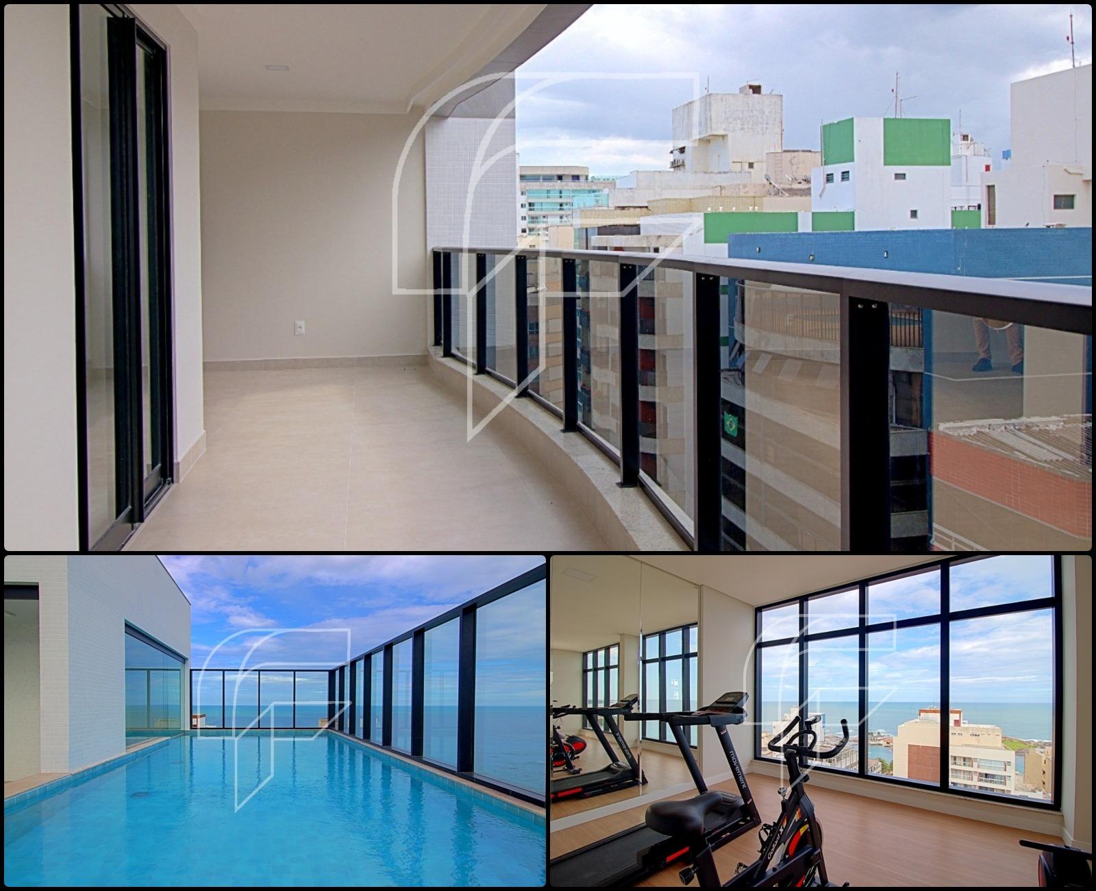 Exclusivo apartamento com 2 suítes 2 vagas de garagem à venda ,novo, com lazer completo, no centro de Guarapari - ES