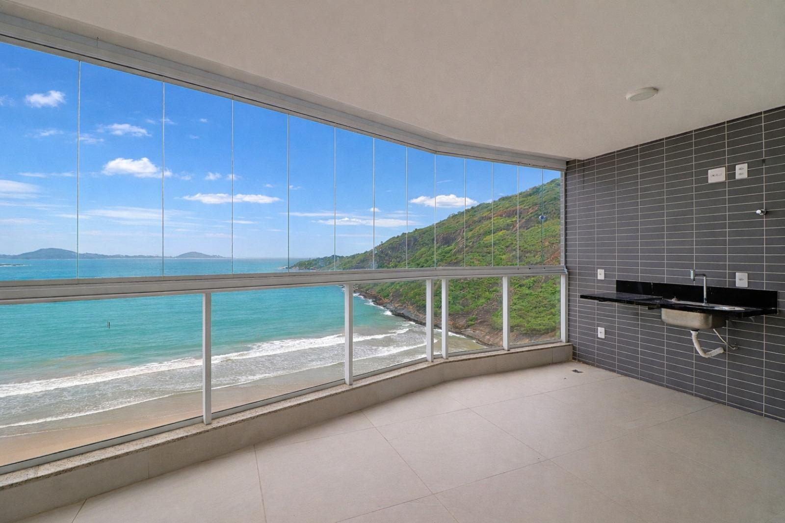 Apartamento à venda, 3 quartos, 2 suites, varanda gourmet, lazer completo, frente mar na praia da cerca -Guarapari -ES