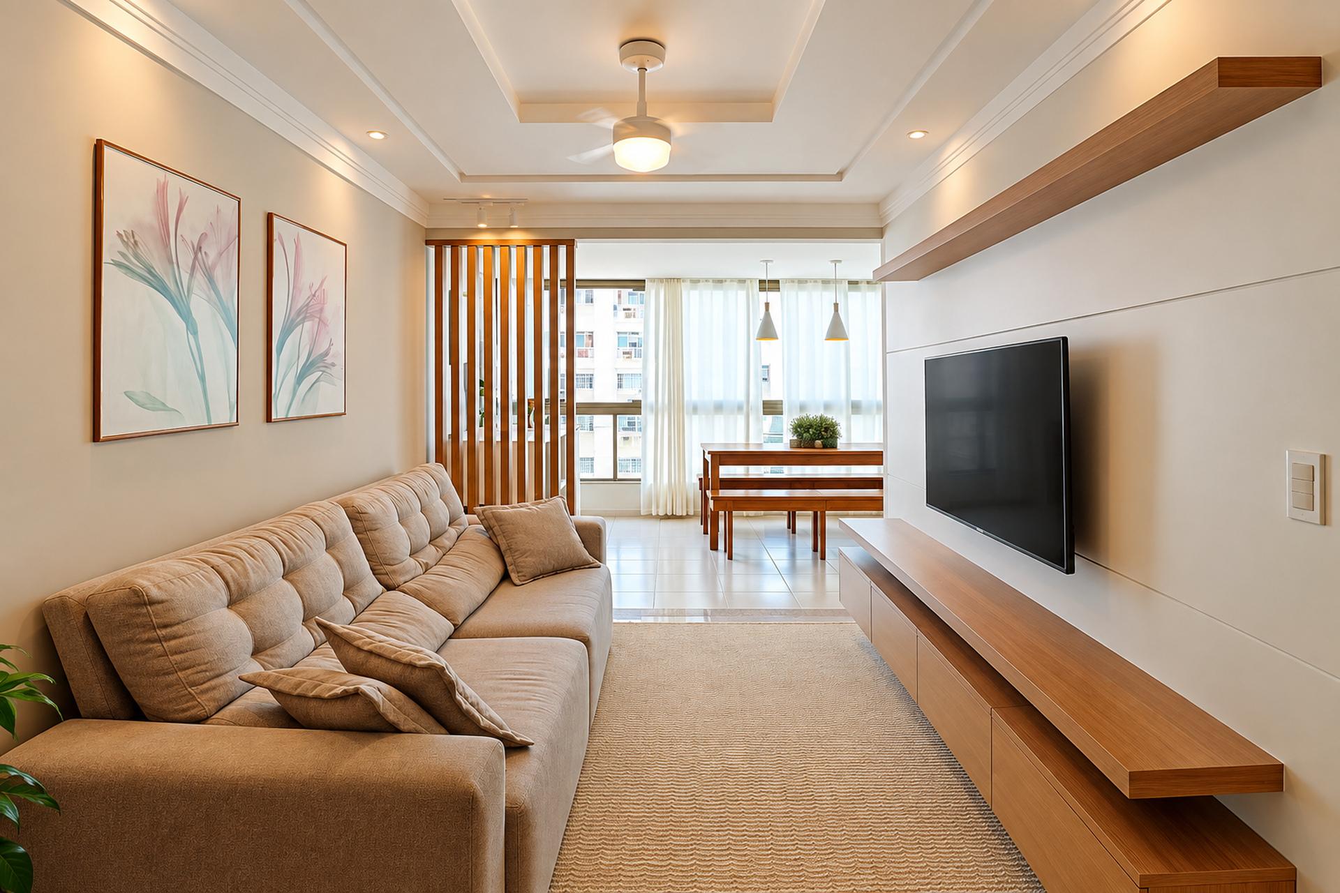 Apartamento de Alto Padrão com 130 m², 3 Quartos, Área Gourmet e 2 Vagas na Prai