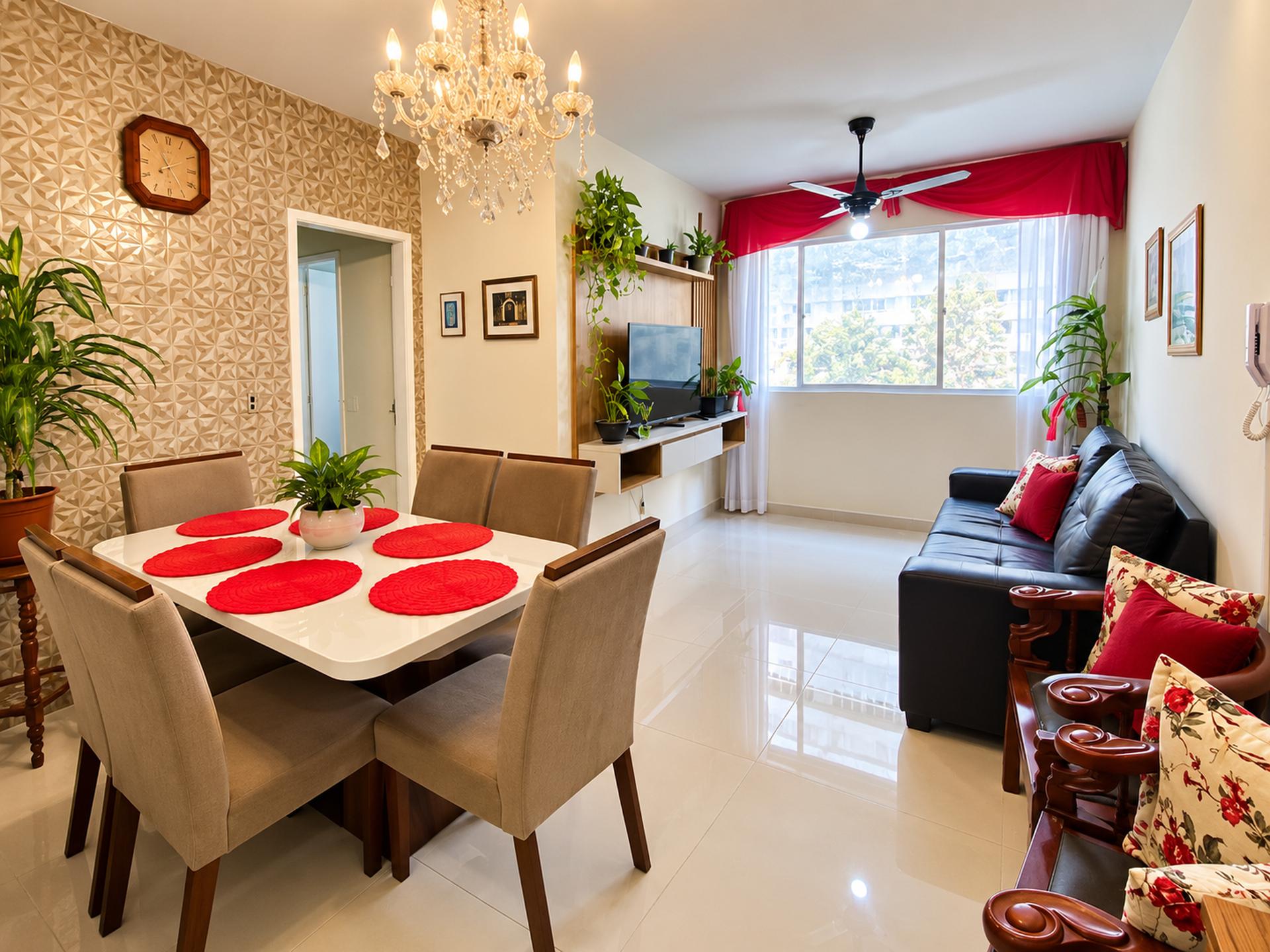 Apartamento 2 quartos mobiliado na quadra do mar - Praia do Morro